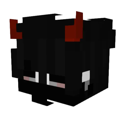 ImSadnesS Minecraft avatar head, 3D render