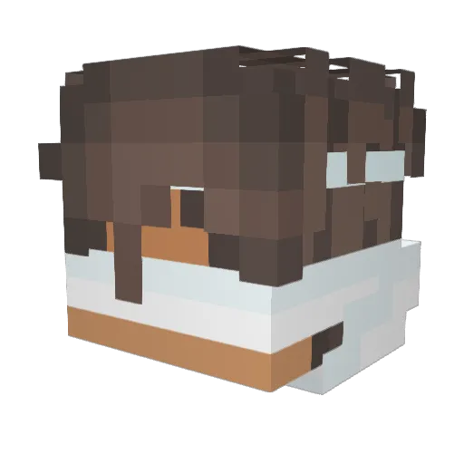ImSayLess Minecraft avatar head, 3D render