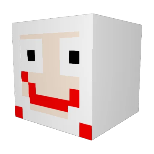 ImSeaReef Minecraft avatar head, 3D render