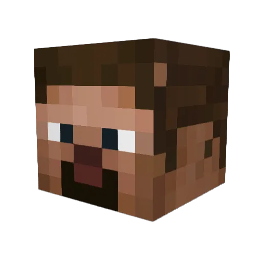 ImShadowYT Minecraft avatar head, 3D render