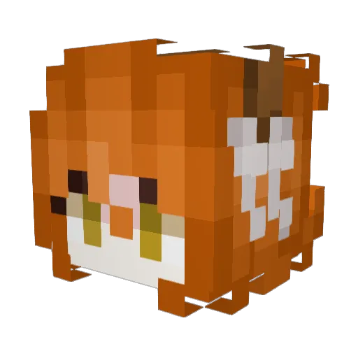 ImSightless Minecraft avatar head, 3D render