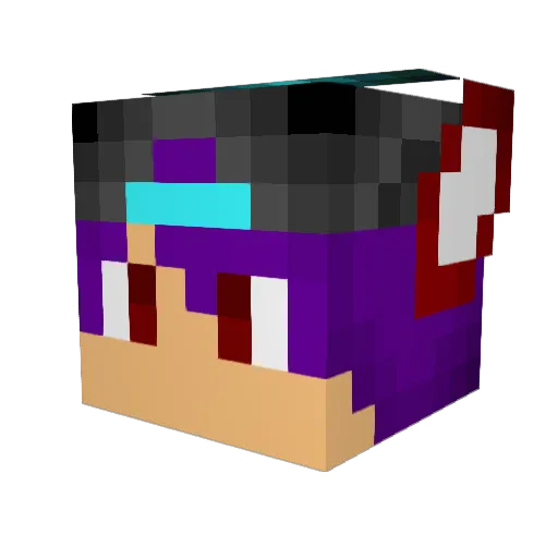 ImSincere Minecraft avatar head, 3D render