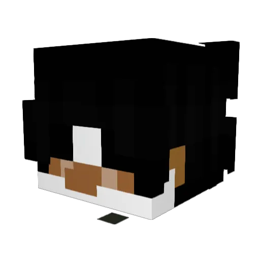 ImSire Minecraft avatar head, 3D render