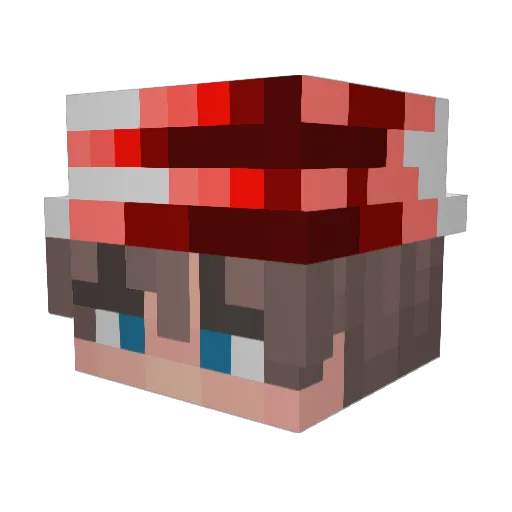 ImSkipz Minecraft avatar head, 3D render