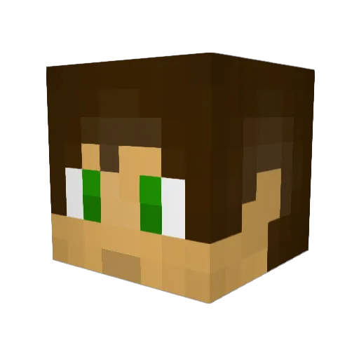 ImSkyh Minecraft avatar head, 3D render