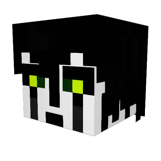 ImSlxxpy Minecraft avatar head, 3D render