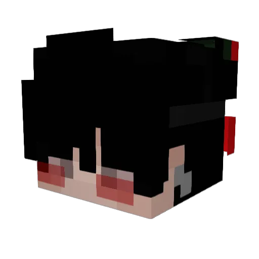 ImSlyv Minecraft avatar head, 3D render