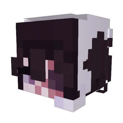 ImSmar Minecraft avatar head, 3D render