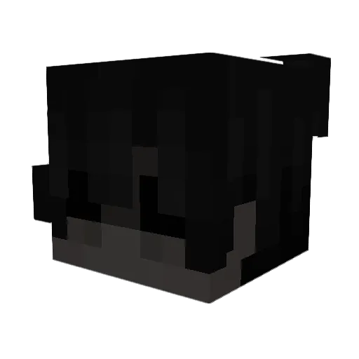 ImSnoring Minecraft avatar head, 3D render