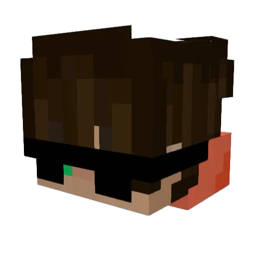 ImSoGud Minecraft avatar head, 3D render