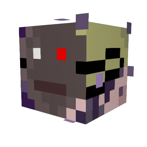 ImSomethinelse Minecraft avatar head, 3D render
