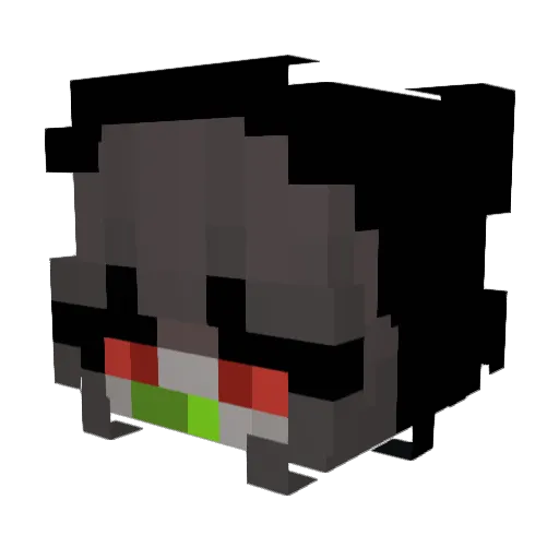 ImSpecial18 Minecraft avatar head, 3D render