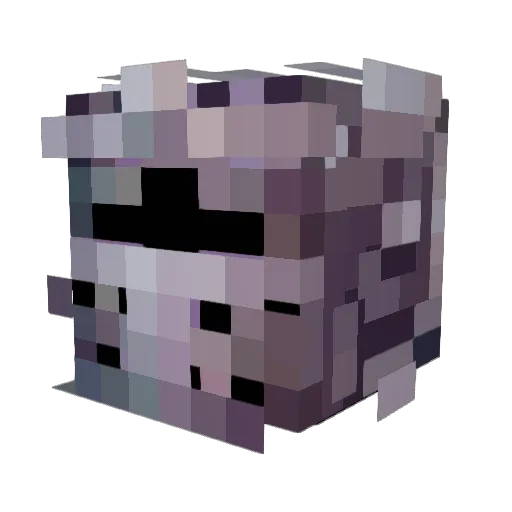 ImSpooped Minecraft avatar head, 3D render