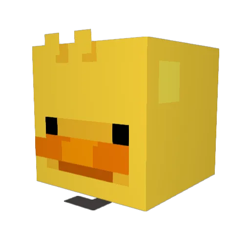 ImSugoiBoi Minecraft avatar head, 3D render