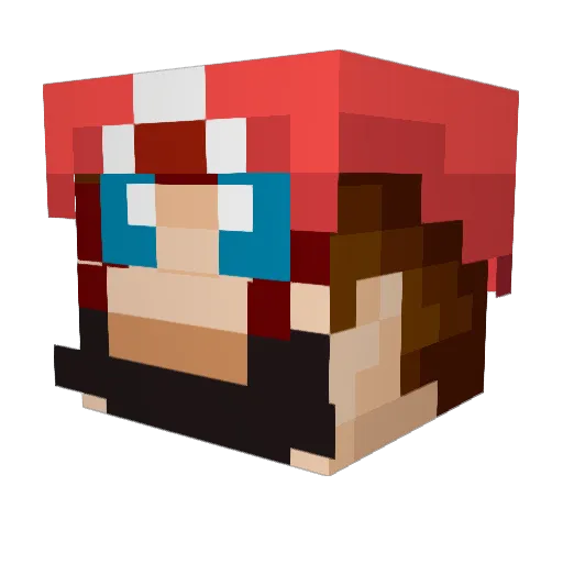 ImSuperior0320 Minecraft avatar head, 3D render