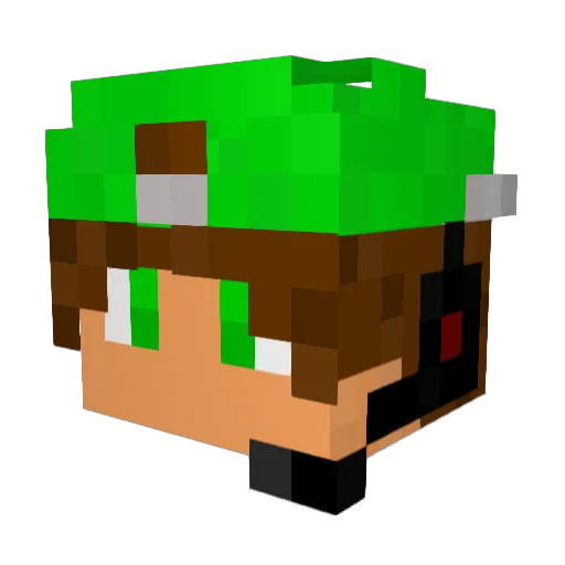 ImSworder Minecraft avatar head, 3D render