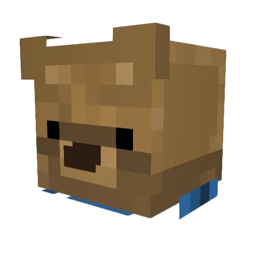 ImTBY Minecraft avatar head, 3D render