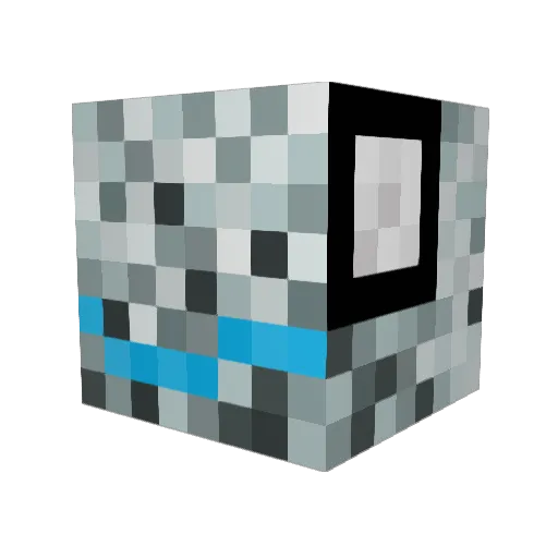 ImTHEghosts Minecraft avatar head, 3D render