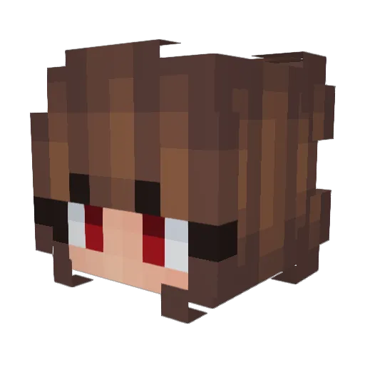 ImTalkingTenna Minecraft avatar head, 3D render