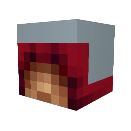 ImTerraShade Minecraft avatar head, 3D render