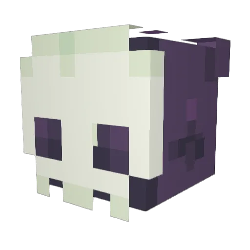 ImTerryfied Minecraft avatar head, 3D render