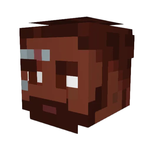 ImThatUsername Minecraft avatar head, 3D render