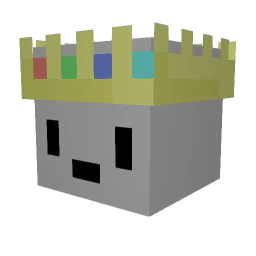 ImTheA12 Minecraft avatar head, 3D render