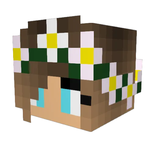 ImTheBoss Minecraft avatar head, 3D render