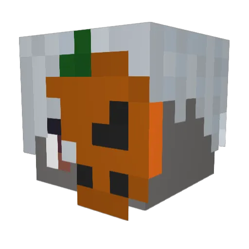 ImTheHairbender Minecraft avatar head, 3D render