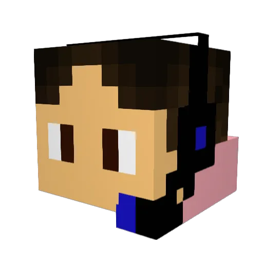 ImTheLouD1 Minecraft avatar head, 3D render