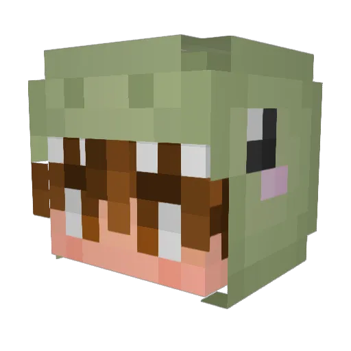 ImThomasFR Minecraft avatar head, 3D render