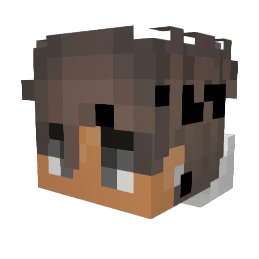 ImTimi Minecraft avatar head, 3D render