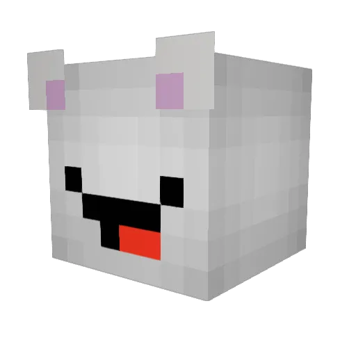 ImToGood Minecraft avatar head, 3D render