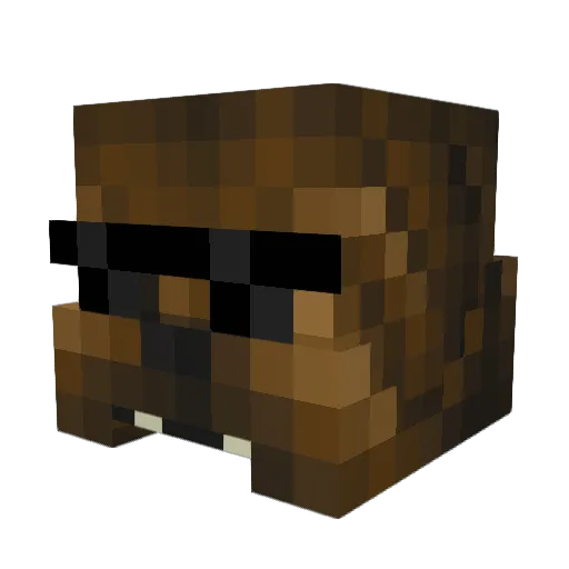 ImTrapped Minecraft avatar head, 3D render
