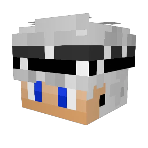 ImTuTy Minecraft avatar head, 3D render