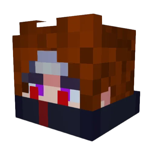 ImTurku Minecraft avatar head, 3D render
