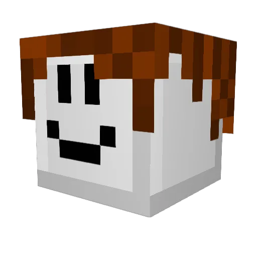 ImTwoFlimzy Minecraft avatar head, 3D render