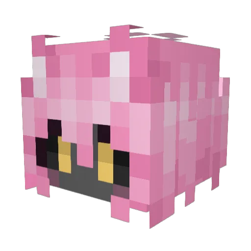 ImUnluckyBro Minecraft avatar head, 3D render