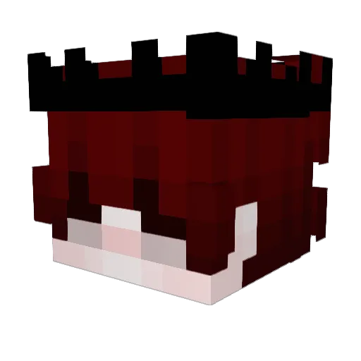 ImUzi Minecraft avatar head, 3D render