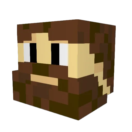 ImValez Minecraft avatar head, 3D render
