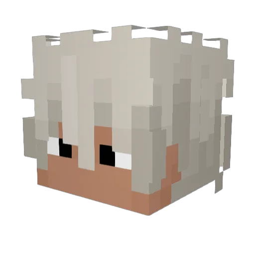 ImVexa Minecraft avatar head, 3D render