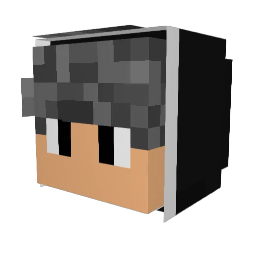 ImVolares Minecraft avatar head, 3D render
