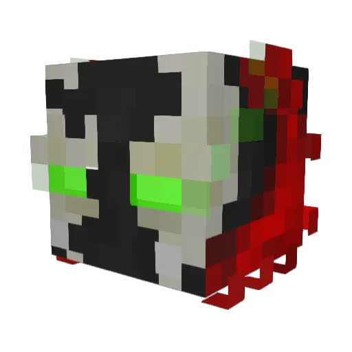 ImVoxxX Minecraft avatar head, 3D render