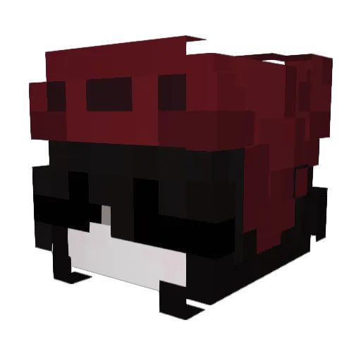 ImWESTRON Minecraft avatar head, 3D render