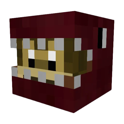 ImWadix Minecraft avatar head, 3D render