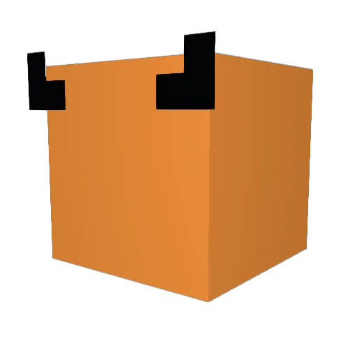 ImWattz Minecraft avatar head, 3D render