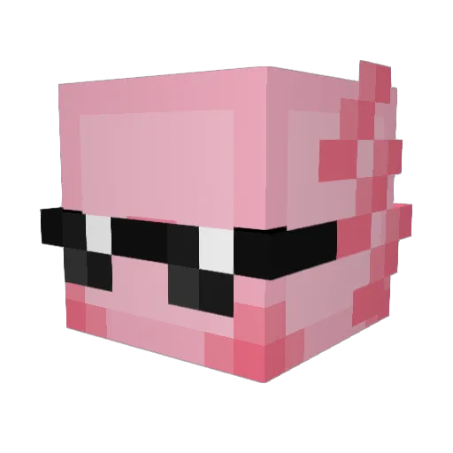 ImWithDumby Minecraft avatar head, 3D render