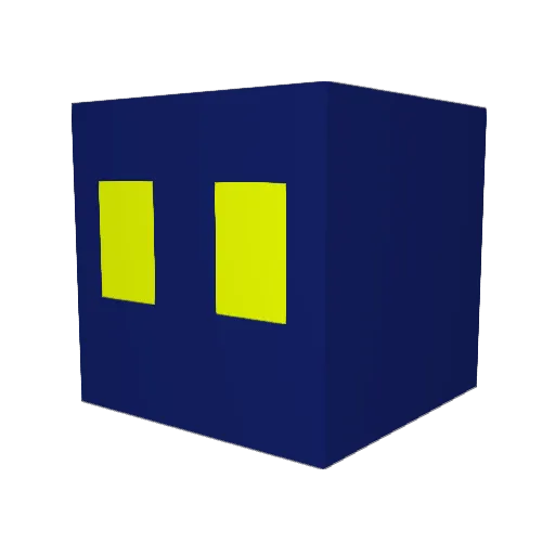 ImXenos Minecraft avatar head, 3D render