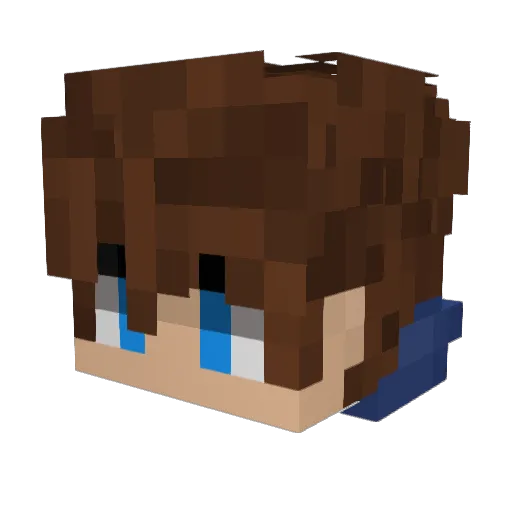 ImYeliab Minecraft avatar head, 3D render