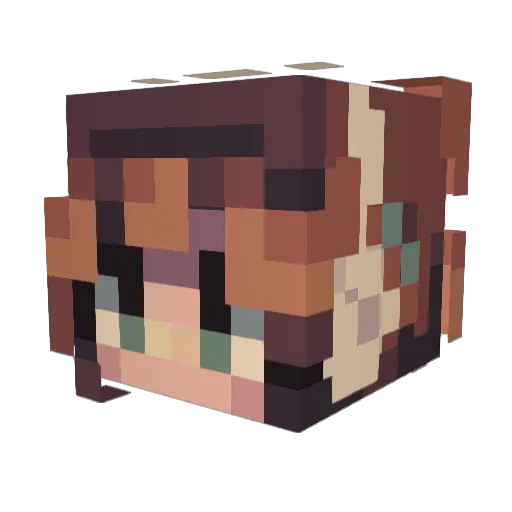 ImYourAlly03 Minecraft avatar head, 3D render